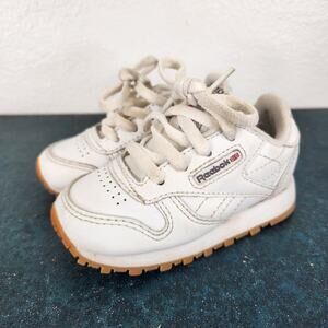 Reebok Classic White Sneaker Toddler Size 5